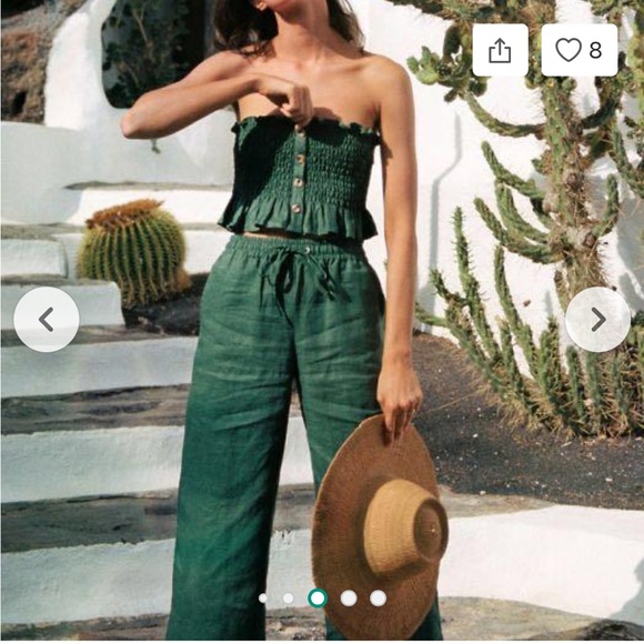 FAITHFULL THE BRAND Sloane Top and Clemence Pants Set - XS - EUC - Picture 5 of 9